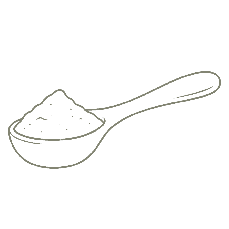 1食粉末20gのアイコン