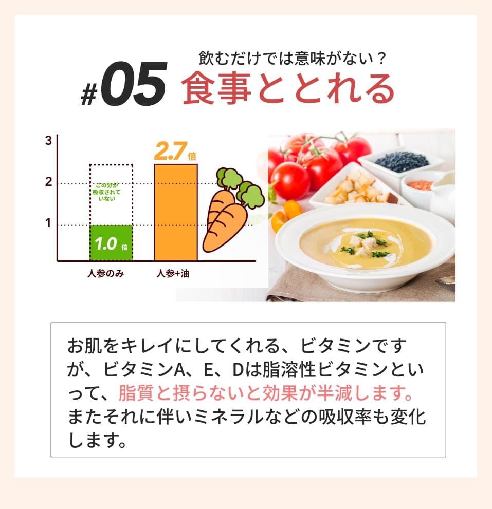 プロテインスープは食事ととれる
