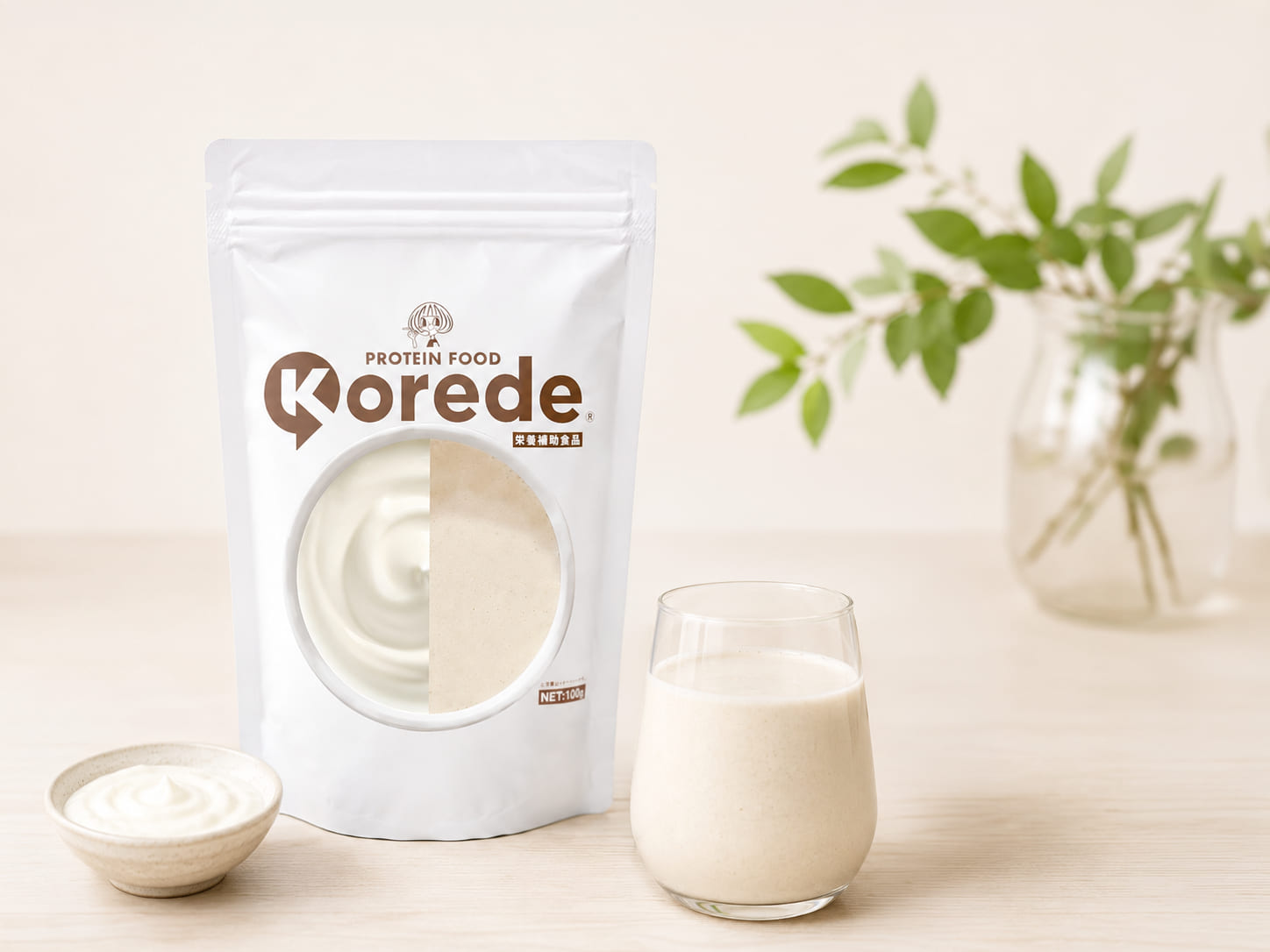ヨーグルトのKOREDEプロテイン