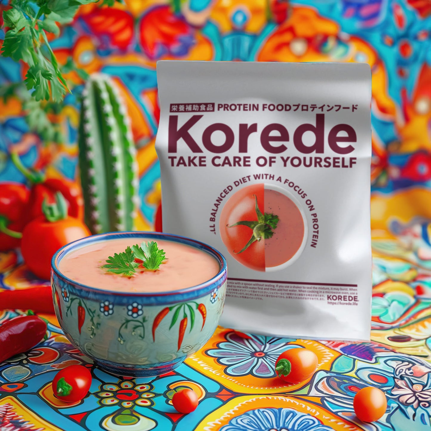 トマトチリプロテインスープイメージ