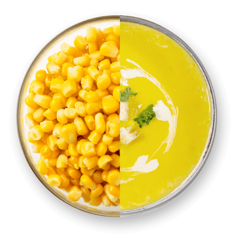 コーンクリームプロテインスープ