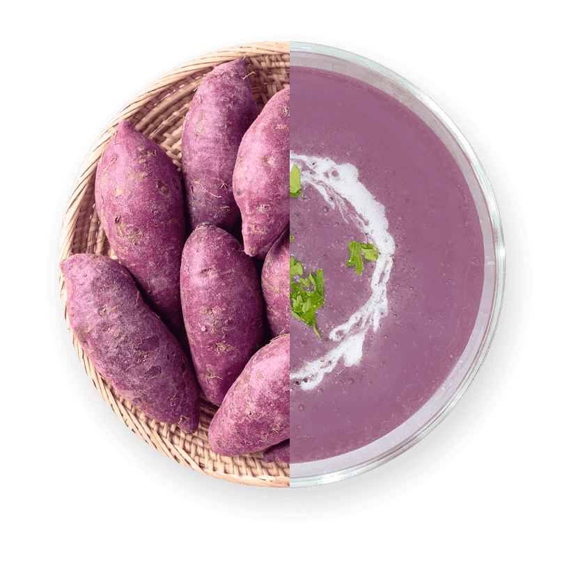 紫芋スイートプロテインスープ